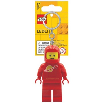Brelok do kluczy LEGO Brelok Czerwony astronauta z latarką