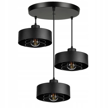 LAMPA SUFITOWA LED Wisząca ŻYRANDOL PLAFON LOFT LED