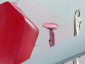 Stojak do lakierowania małych elementów lekki | 580x520x1360 mm | NTools