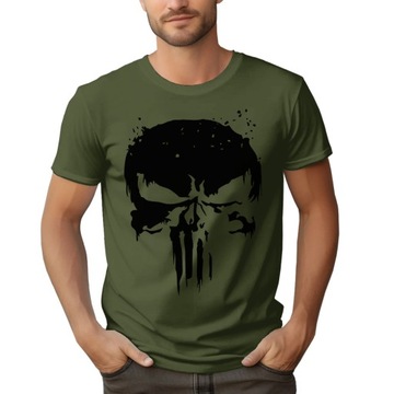 KOSZULKA PUNISHER CZASZKA MARVEL COMICS MĘSKA T-SHIRT NA PREZENT | S