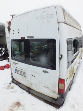 DRZWI TYŁ TRANSIT MK 7 LEWE Z SZYBA H3 KOMPLETNE