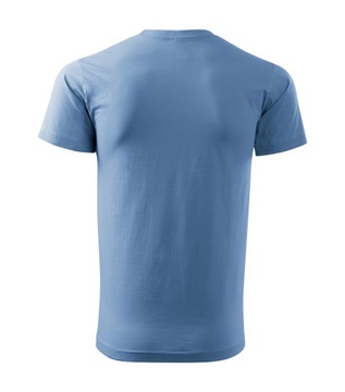 Koszulka męska PREMIUM 3XL kolor błękitny błękitna