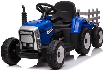 TRAKTOR z PRZYCZEPĄ NA AKUMULATOR 2xSILNIK PILOT USB MELODIE ŚWIATŁA