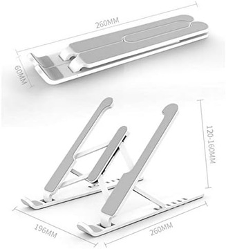 Подставка VAZIO Алюминиевая серебряная подставка для ноутбука Macbook iPad (N29-7-S-Pro)