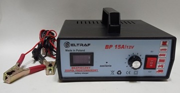 PROSTOWNIK 15A 6V/12V Z REGULACJĄ POLSKI PRODUKT
