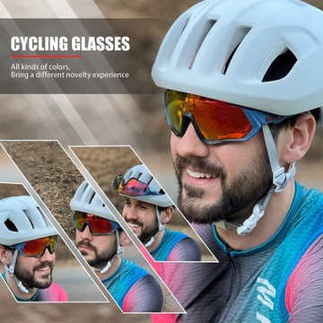 OKULARY ROWEROWE KAPVOE OKULARY PRZECIWSŁONECZNE MTB