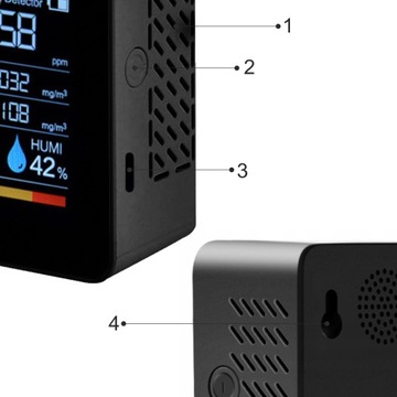 ДАТЧИК КАЧЕСТВА ВОЗДУХА, СЧЕТЧИК CO2, PPM, ВЛАЖНОСТЬ, ТЕМПЕРАТУРА, USB