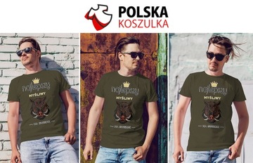 KOSZULKA T-SHIRT NAJLEPSZY MYŚLIWY NA ŚWIECIE XL