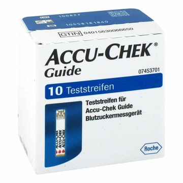 Testy suche Accu Chek Guide 10szt