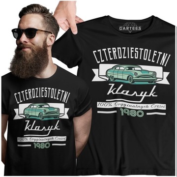 KOSZULKA T-SHIRT NA 30 40 50 60 URODZINY WZORY