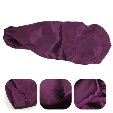 1 комплект шелковой повязки для сна с вьющимися волосами