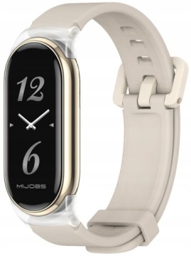 Pasek silikonowy opaska RabbitMob do Xiaomi Mi Smart Band 8/9/10 | Szary