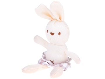 Кукла Baby Newborn в серой шапке, платье и талисмане кролике ZA5007