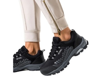 BUTY TREKKINGOWE DAMSKIE GÓRSKIE TURYSTYCZNE SPORTOWE SOFTSHELL LEKKIE r 41
