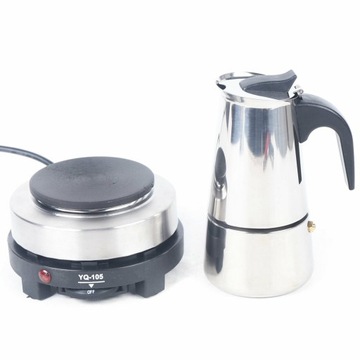 300ml Stal nierdzewna dzbanek do kawy z e-piec