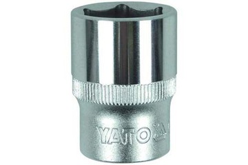 NASADKA KRÓTKA 6-KĄTNA CHROMOWANA 1/2'' 18MM