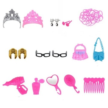 Набор одежды и аксессуаров для кукол из 85 предметов - для детей от 3 лет.