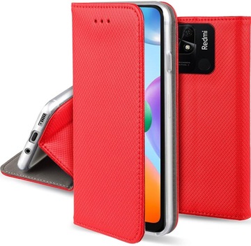 ETUI do XIAOMI REDMI 10C MAGNET SMART CASE + SZKŁO