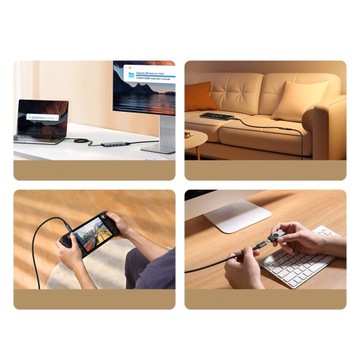 УДЛИНИТЕЛЬ BASEUS АДАПТЕР USB-C 10 Гбит/с, 1 м «ПАПА» — «МАМА»