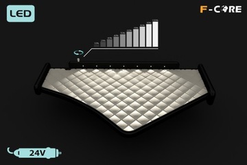 Полка TIR RENAULT PREMIUM II 05-13 экокожа LED