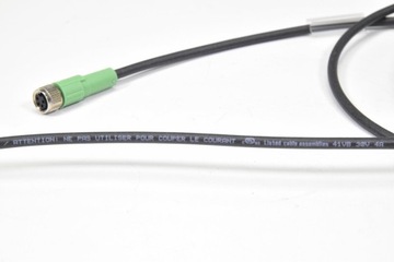 PHOENIX CONTACT 1693089, SAC-4P-M12MS/1,5-PUR/M 8FS, Длина=1,5м