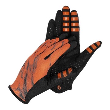 Męskie rękawiczki rowerowe SCOTT Traction braze orange/black L