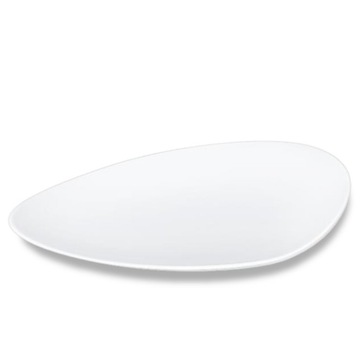 Półmisek trójkątny na przekąski i drugie dania 36 cm Wilmax BIAŁA PORCELANA