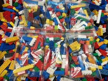 Смесь оригинальных строительных кубиков LEGO Blocks 100г.