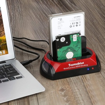 Док-станция для накопителей 3,5 дюйма, SATA II, SATA III Tccmebius