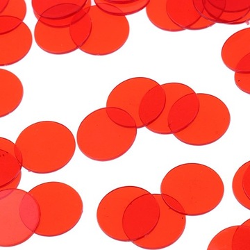 300 шт. пластиковые маркеры для фишек бинго 19 мм для покерных карт Bingo Red3