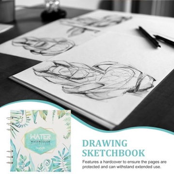 Watercolor Sketch Pad Artist Aesthetic Sketchbook