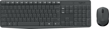 НАБОР БЕСПРОВОДНОЙ КЛЮЧИ+МЫШЬ LOGITECH MK235