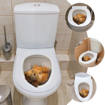 НАКЛЕЙКА НА ТУАЛЕТ БЕЛКА ГОРШОК