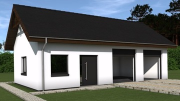 PROJEKT BUDYNKU GOSPODARCZEGO G016