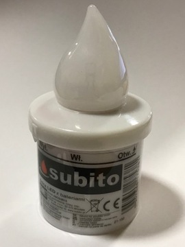 Wkład LED Subito biały Comet ok 1920h znicz stroik