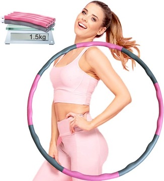Hula hop hoop z wypustkami fitness