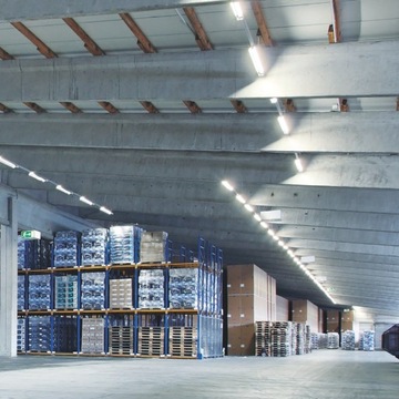 Oprawa Hermetyczna LED 150cm Lampa z Blachą do Świetlówek 2x T8 do Garażu