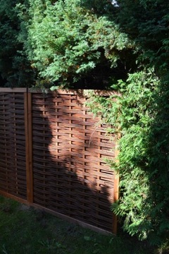 САЛЕРНО плетеная панель, ограждение, плетеный забор - размер 80 х 130 см