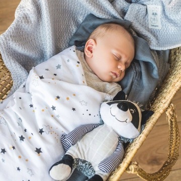 479/04 KOC KOCYK 75x100 DZIANINOWY BAMBUSOWY SZARY