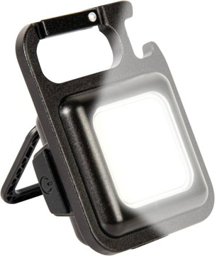 MOCNA MINI LATARKA LED KIESZONKOWA MOCNA METALOWA + BRELOK MAGNES PODSTAWKA