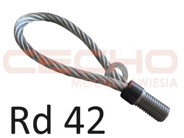 petla linowa z gwintem Rd42