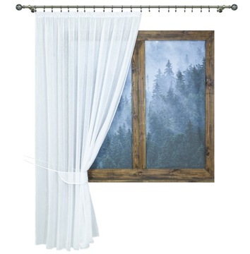 FIRANA GOTOWA SABLE WOAL FRANCUSKI BIAŁA 150x220 L