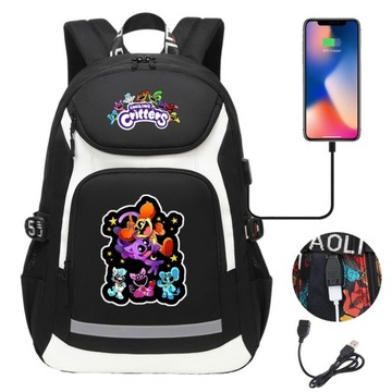 НОВЫЙ РЮКЗАК Smiling Critters A4 ВОДОНЕПРОНИЦАЕМЫЙ USB-ДИЗАЙН