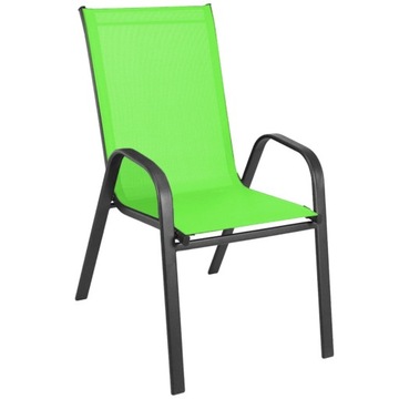 STRONG САДОВЫЙ СТУЛ, МЕТАЛЛ, ЗЕЛЕНЫЙ, СОВРЕМЕННАЯ МЕБЕЛЬ ДЛЯ ТЕРРАСЫ, БАЛКОНА