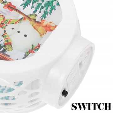 Рождественский фонарь Native Snow Globe LED