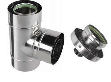 TRÓJNIK 60/100 DWUŚCIENNY Z WYCZYSTKĄ NA KOCIOŁ