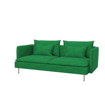 SÖDERHAMN Pokrycie sofy 3os, Velvet Green