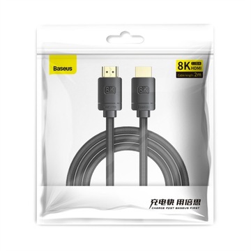 Кабель кабеля BASEUS HDMI 2.1 8K 60 Гц 4K 120 Гц ARC HDCP DOLBY 7.1 2M