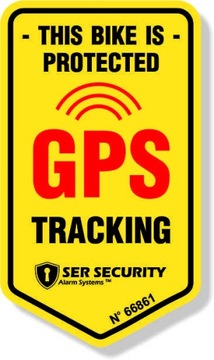 Наклейка GPS-МОНИТОРИНГ - АВТОМОБИЛЬ С НАБЛЮДЕНИЕМ