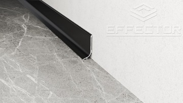 Listwa przypodłogowa aluminiowa samoprzylepna 4cm 270cm Q63